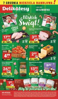Delikatesy Centrum - gazetka promocyjna Gazetka  do środy 10.12