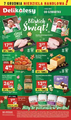 Delikatesy Centrum - gazetka promocyjna Gazetka  do środy 10.12