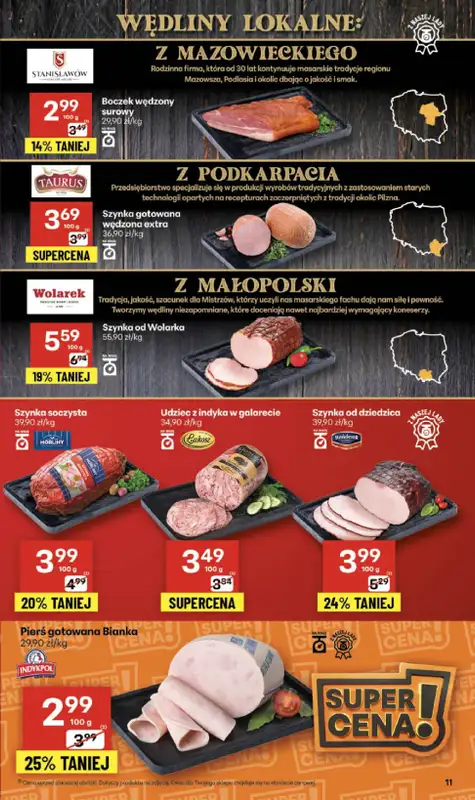 Delikatesy Centrum - gazetka promocyjna Gazetka  do środy 10.12 - strona 11