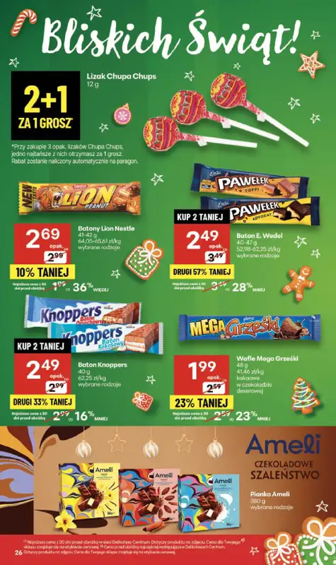 Delikatesy Centrum - gazetka promocyjna Gazetka  do środy 10.12 - strona 26