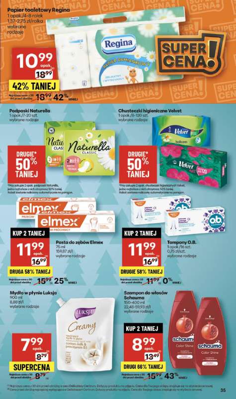 Delikatesy Centrum - gazetka promocyjna Gazetka  do środy 10.12 - strona 35