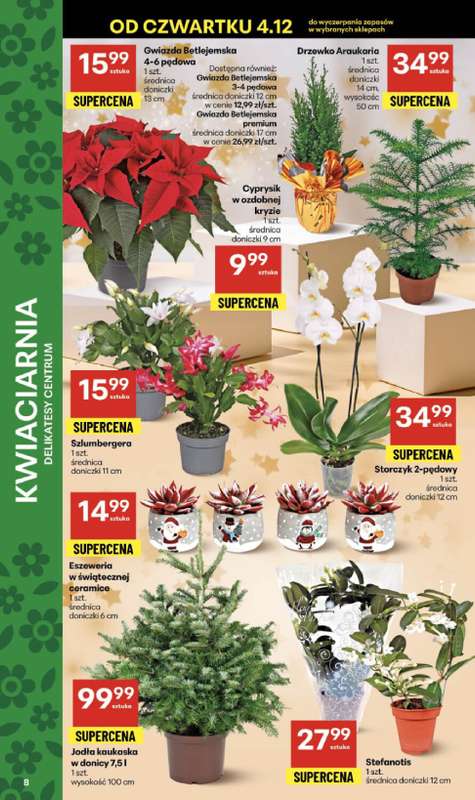 Delikatesy Centrum - gazetka promocyjna Gazetka  do środy 10.12 - strona 8