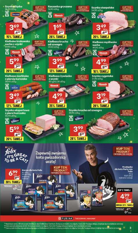 Delikatesy Centrum - gazetka promocyjna Gazetka  do środy 10.12 - strona 3
