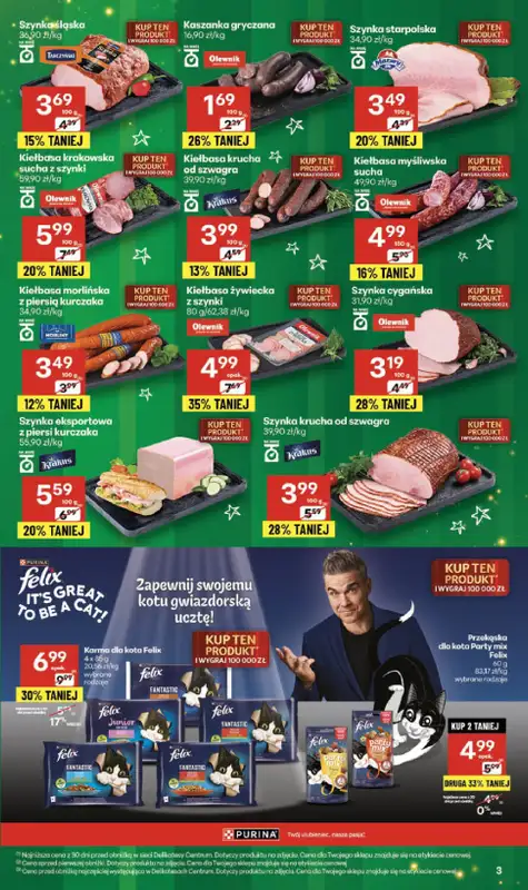 Delikatesy Centrum - gazetka promocyjna Gazetka  do środy 10.12 - strona 3