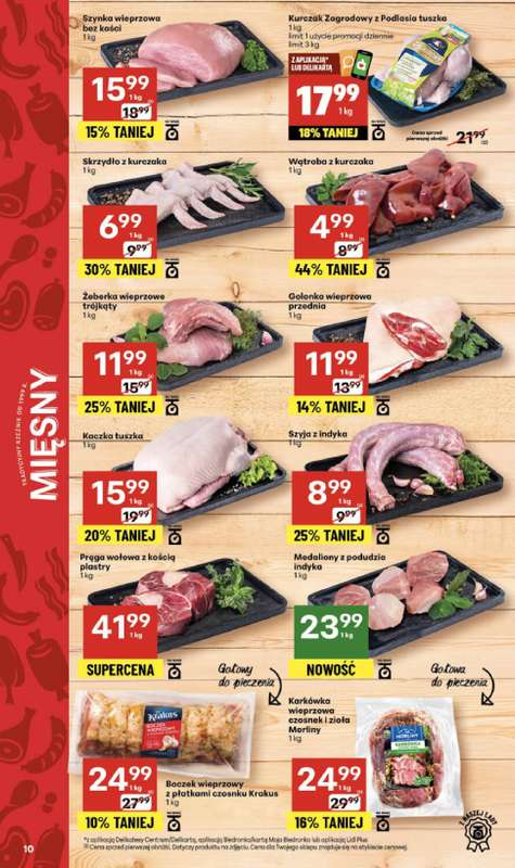 Delikatesy Centrum - gazetka promocyjna Gazetka  do środy 10.12 - strona 10