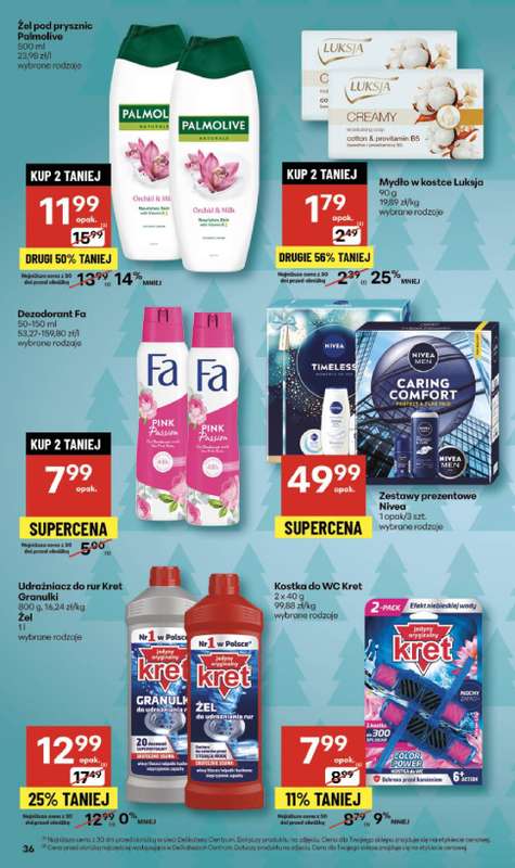 Delikatesy Centrum - gazetka promocyjna Gazetka  do środy 10.12 - strona 36