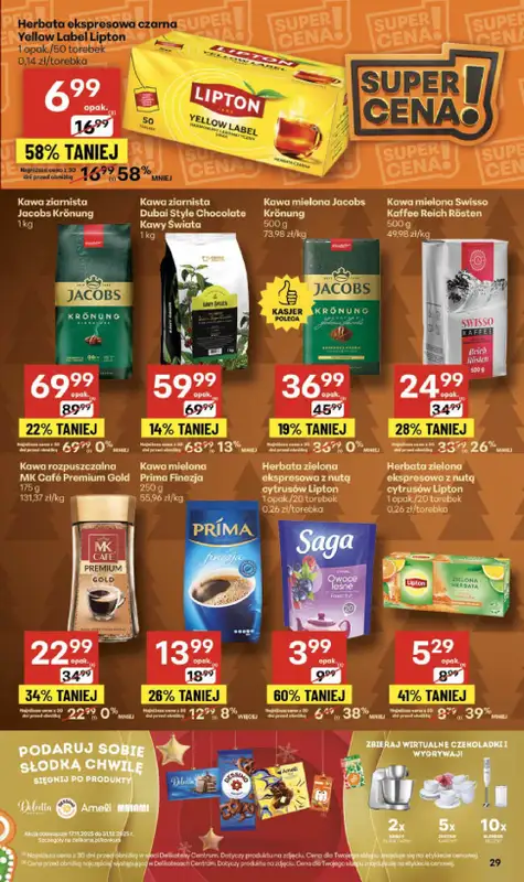 Delikatesy Centrum - gazetka promocyjna Gazetka  do środy 10.12 - strona 29