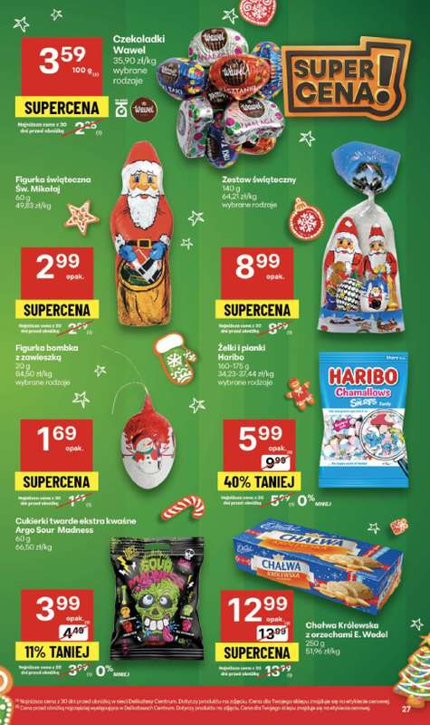 Delikatesy Centrum - gazetka promocyjna Gazetka  do środy 10.12 - strona 27