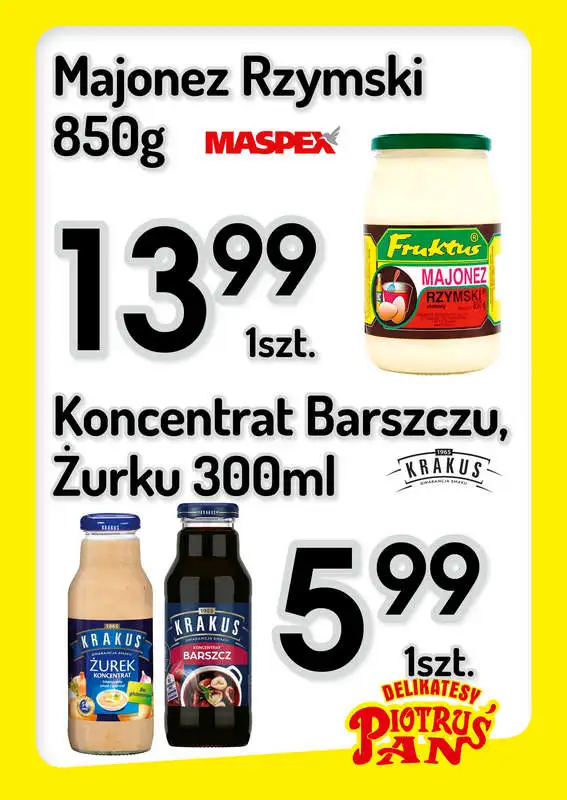 Delikatesy Piotruś Pan - gazetka promocyjna Plakaty promocyjne od poniedziałku 01.12 do środy 03.12 - strona 2