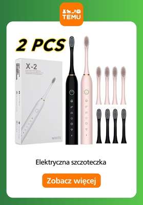 Temu - gazetka promocyjna Szczoteczki elektryczne w super cenach! od poniedziałku 08.12  - strona 6