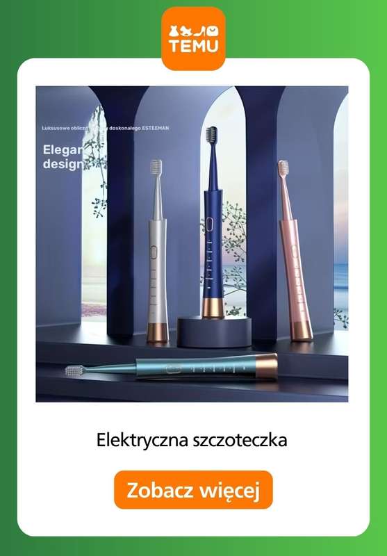 Temu - gazetka promocyjna Szczoteczki elektryczne w super cenach! od poniedziałku 08.12  - strona 5