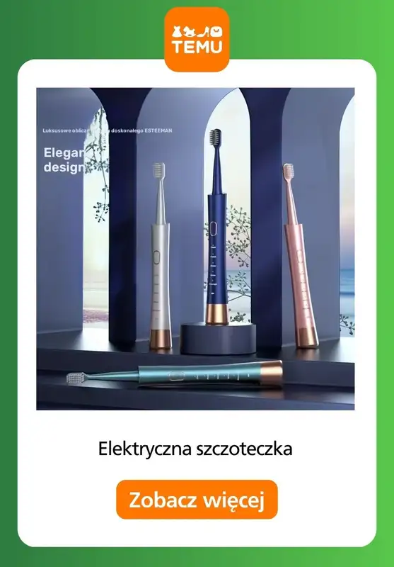 Temu - gazetka promocyjna Szczoteczki elektryczne w super cenach! od poniedziałku 08.12  - strona 5
