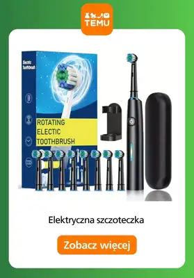Temu - gazetka promocyjna Szczoteczki elektryczne w super cenach! od poniedziałku 08.12  - strona 12
