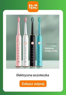 Temu - gazetka promocyjna Szczoteczki elektryczne w super cenach! od poniedziałku 08.12  - strona 11