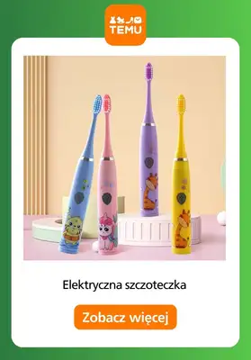 Temu - gazetka promocyjna Szczoteczki elektryczne w super cenach! od poniedziałku 08.12  - strona 4