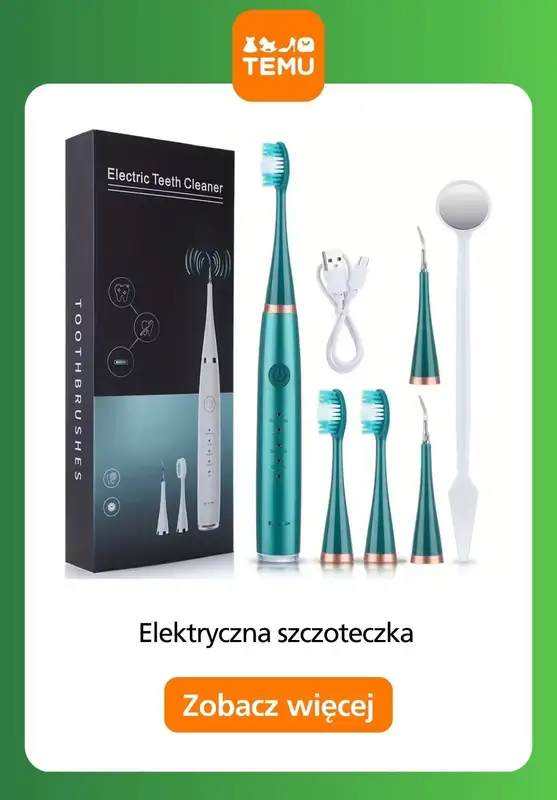 Temu - gazetka promocyjna Szczoteczki elektryczne w super cenach! od poniedziałku 08.12  - strona 9