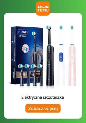Temu - gazetka promocyjna Szczoteczki elektryczne w super cenach! od poniedziałku 08.12  - strona 3