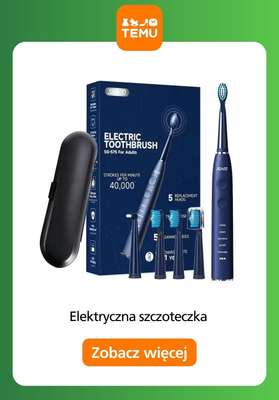 Temu - gazetka promocyjna Szczoteczki elektryczne w super cenach! od poniedziałku 08.12  - strona 7