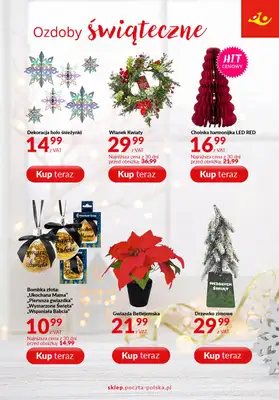 Poczta Polska - gazetka promocyjna Gazetka od poniedziałku 01.12 do niedzieli 14.12 - strona 4