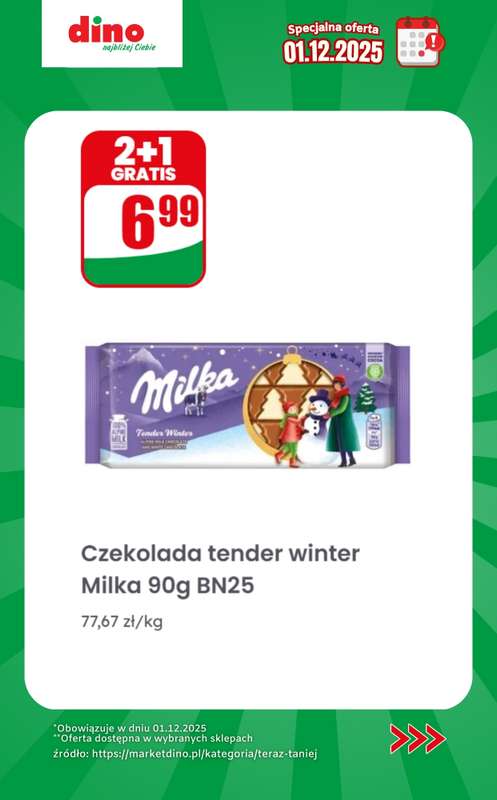 Dino - gazetka promocyjna Specjalna oferta na 01.12.2025 - promocje spoza gazetki od poniedziałku 01.12 do poniedziałku 01.12 - strona 14