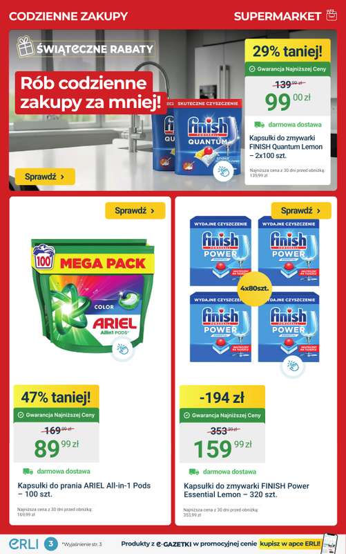 Erli - gazetka promocyjna Upoluj HIT dnia! od poniedziałku 01.12 do niedzieli 07.12 - strona 3