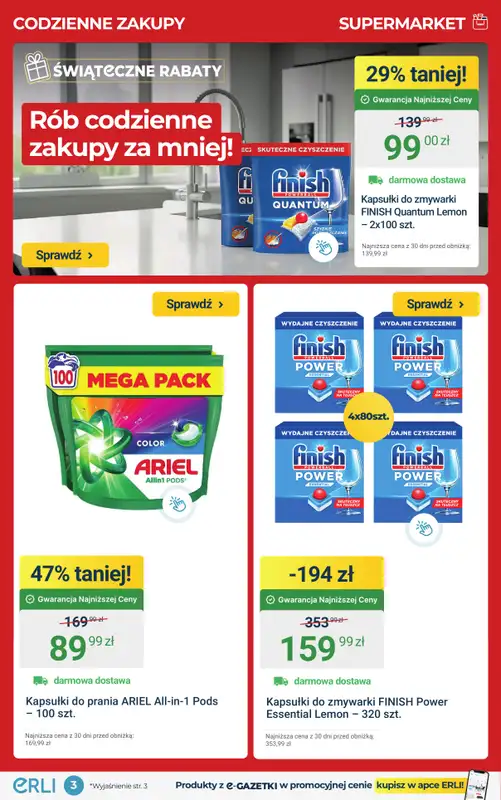 Erli - gazetka promocyjna Upoluj HIT dnia! od poniedziałku 01.12 do niedzieli 07.12 - strona 3