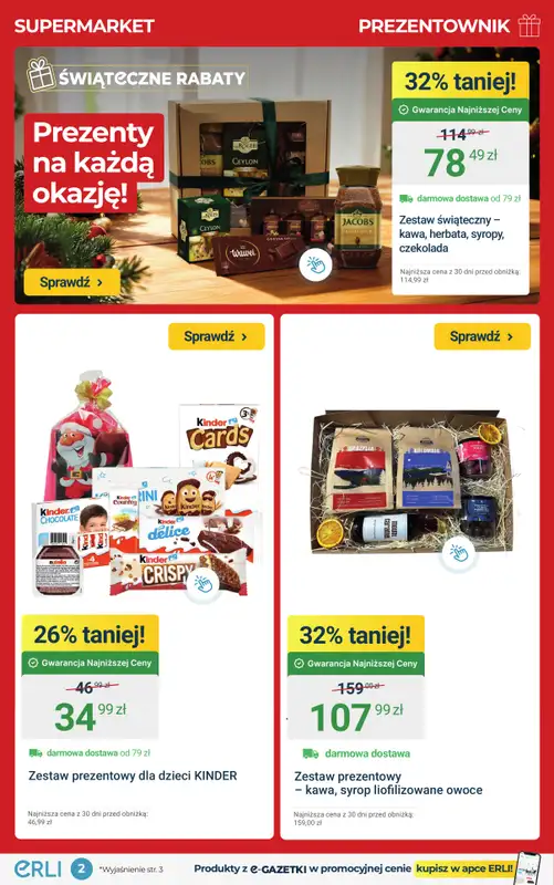 Erli - gazetka promocyjna Upoluj HIT dnia! od poniedziałku 01.12 do niedzieli 07.12 - strona 2