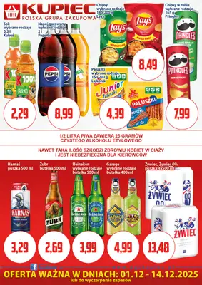 Kupiec - gazetka promocyjna Oferta plakatowa od poniedziałku 01.12 do niedzieli 14.12 - strona 2