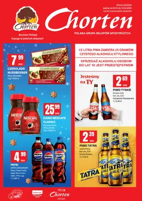 Chorten - gazetka promocyjna Gazetka Ciechanów Minimarket od czwartku 04.12 do niedzieli 14.12