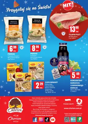 Chorten - gazetka promocyjna Gazetka Dolny Śląsk, Wielkopolska, Zach-pom, Lubuskie Market od czwartku 04.12 do niedzieli 14.12 - strona 8