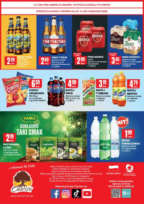 Chorten - gazetka promocyjna Gazetka Małopolska, Śląsk, Podkarpacie, Opolskie Minimarket   - strona 2
