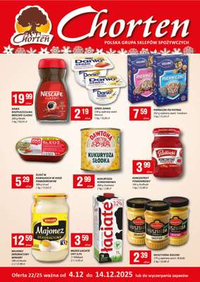 Chorten - gazetka promocyjna Gazetka Mazowsze Minimarket od czwartku 04.12 do niedzieli 14.12