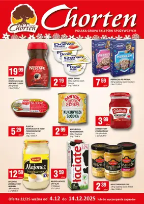 Chorten - gazetka promocyjna Gazetka Mazowsze Minimarket od czwartku 04.12 do niedzieli 14.12