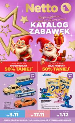 Netto - gazetka promocyjna Katalog zabawek od poniedziałku 03.11 do wtorku 23.12