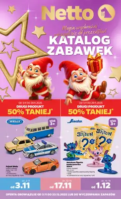 Netto - gazetka promocyjna Katalog zabawek od poniedziałku 03.11 do wtorku 23.12