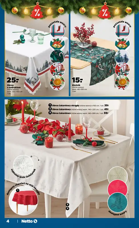 Netto - gazetka promocyjna Katalog Świąteczny od czwartku 04.12 do wtorku 23.12 - strona 4