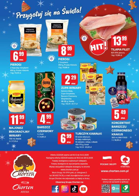 Chorten - gazetka promocyjna Gazetka Podlaskie Market od czwartku 04.12 do niedzieli 14.12 - strona 8