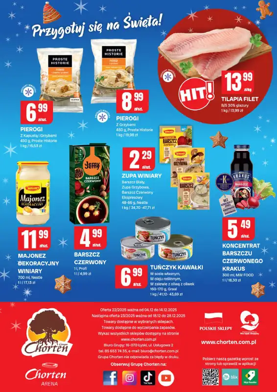 Chorten - gazetka promocyjna Gazetka Podlaskie Market od czwartku 04.12 do niedzieli 14.12 - strona 8