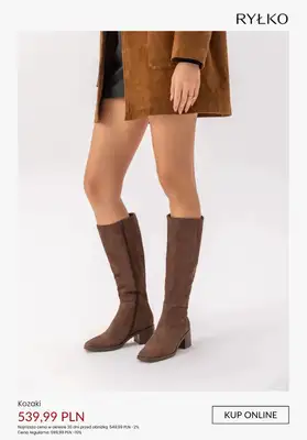 Ryłko - gazetka promocyjna Kozaki damskie na PROMOCJI od poniedziałku 01.12 do poniedziałku 01.12 - strona 4