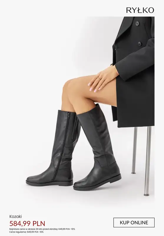 Ryłko - gazetka promocyjna Kozaki damskie na PROMOCJI od poniedziałku 01.12 do poniedziałku 01.12 - strona 8