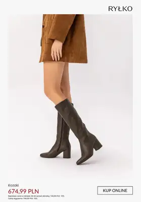 Ryłko - gazetka promocyjna Kozaki damskie na PROMOCJI od poniedziałku 01.12 do poniedziałku 01.12 - strona 5