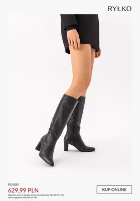 Ryłko - gazetka promocyjna Kozaki damskie na PROMOCJI od poniedziałku 01.12 do poniedziałku 01.12 - strona 10