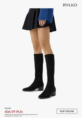 Ryłko - gazetka promocyjna Kozaki damskie na PROMOCJI od poniedziałku 01.12 do poniedziałku 01.12 - strona 7