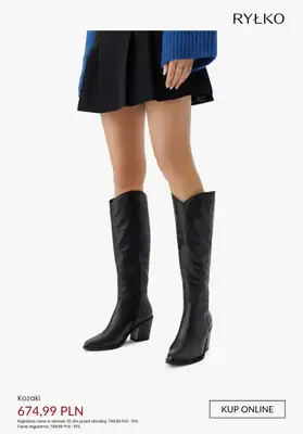 Ryłko - gazetka promocyjna Kozaki damskie na PROMOCJI od poniedziałku 01.12 do poniedziałku 01.12 - strona 9