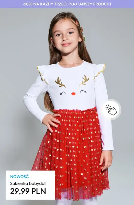 Sinsay - gazetka promocyjna CYBER MONDAY! -90% na KAŻDY trzeci, najtańszy produkt od poniedziałku 01.12 do poniedziałku 01.12 - strona 3