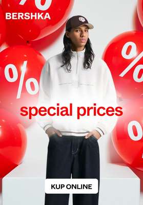 Bershka - gazetka promocyjna Special Prices - ubranie męskie od poniedziałku 01.12 