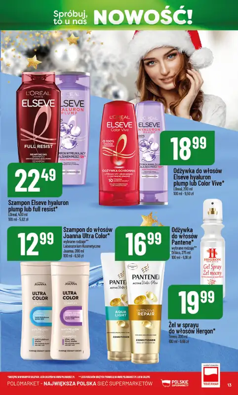 POLOmarket - gazetka promocyjna Katalog Nowości od poniedziałku 01.12 do wtorku 13.01 - strona 13