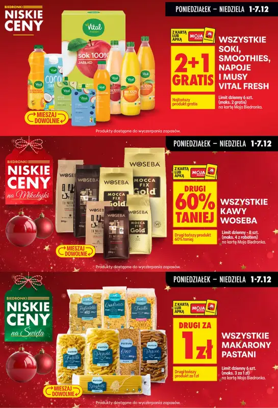 Biedronka - gazetka promocyjna Biedronkowe oszczędności od poniedziałku 01.12 do środy 03.12 - strona 6