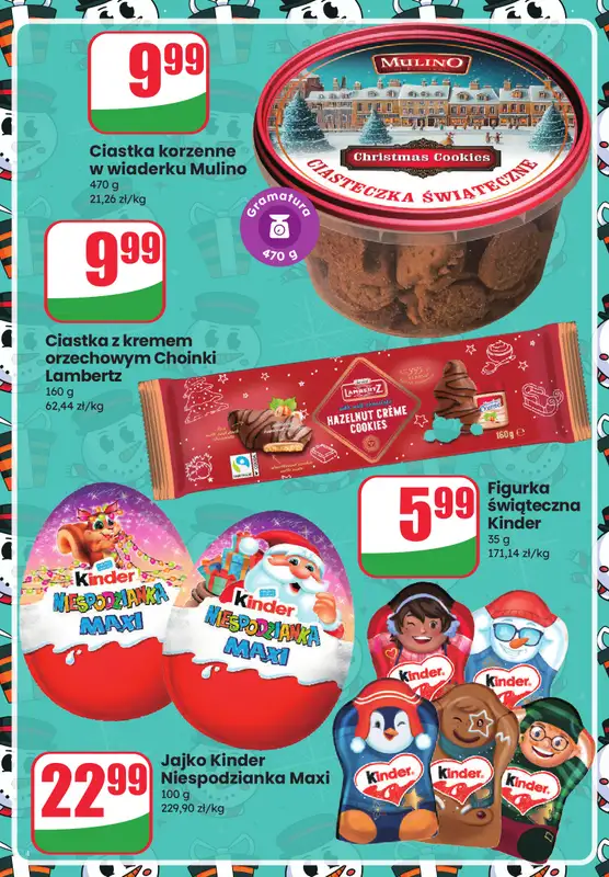 Dino - gazetka promocyjna Mikołajkowe słodycze od poniedziałku 01.12 do niedzieli 07.12 - strona 4