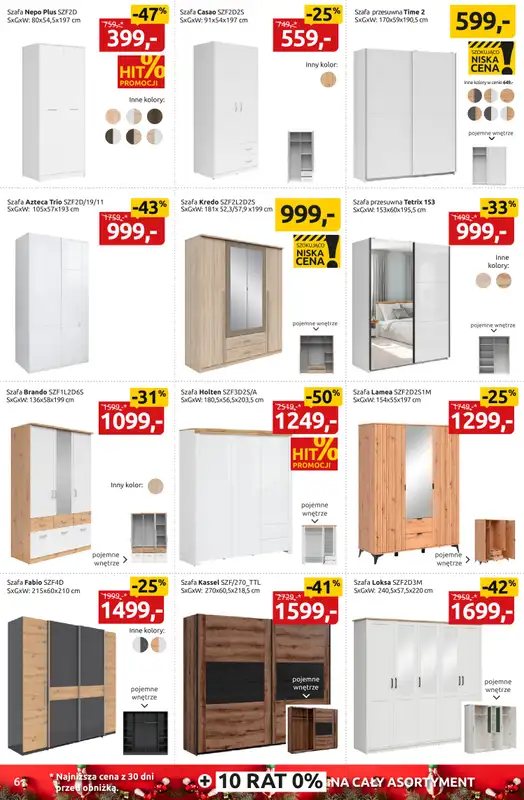 Black Red White - gazetka promocyjna Magia Świątecznych Okazji do -50% od poniedziałku 01.12 do wtorku 23.12 - strona 6